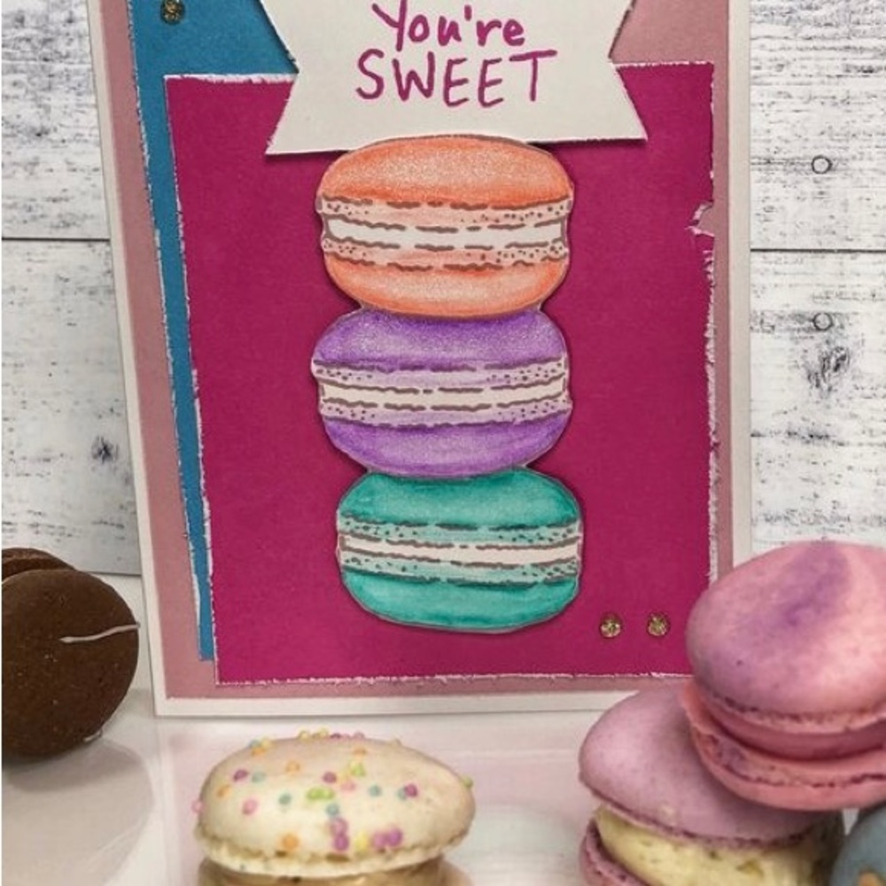 22pc Macarons Stamp & Die Set - Picture 5 of 15
